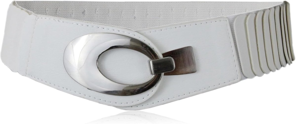 irisaa Brede damesriem, elastische tailleriem, heupriem, stretchriem met haaksluiting