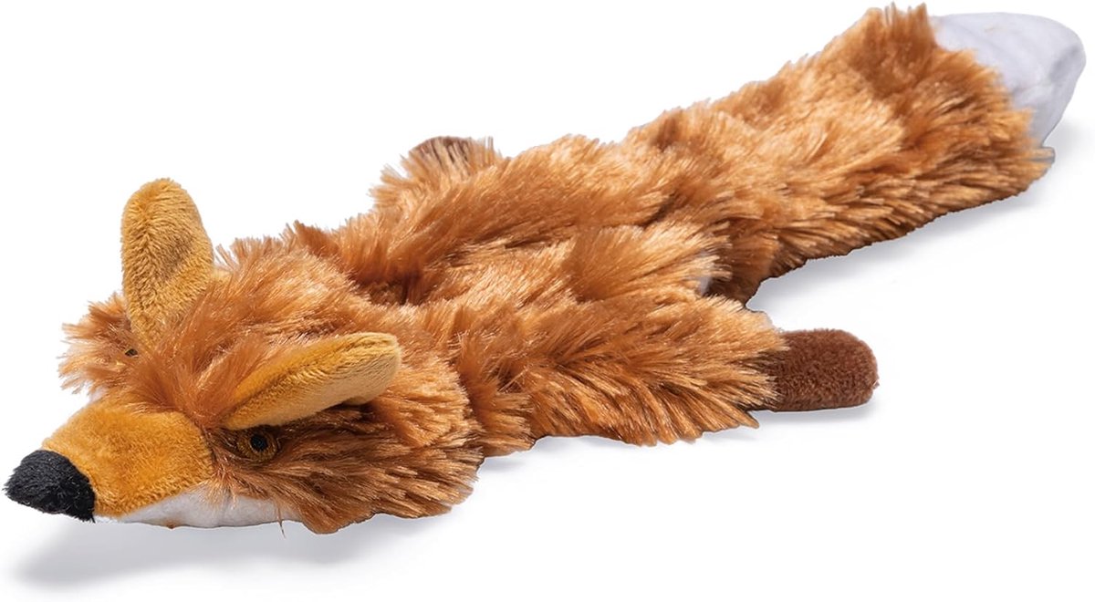 Pluche speelgoed Flatino's vos L: 30 cm bruin