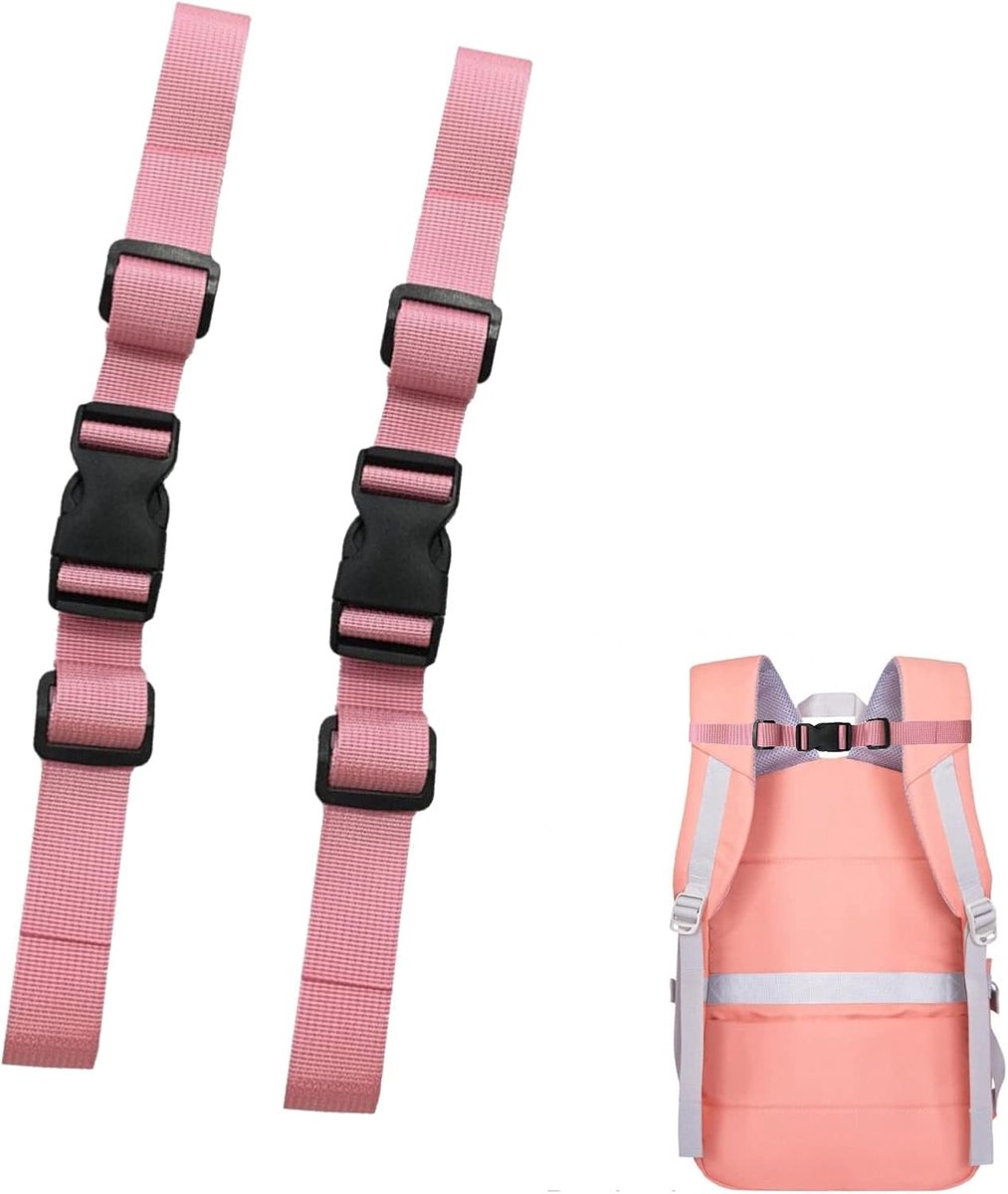 borstriem, borstband voor schooltas, verstelbare rugzak, zware schouderbanden, nylon borstband met gesp
