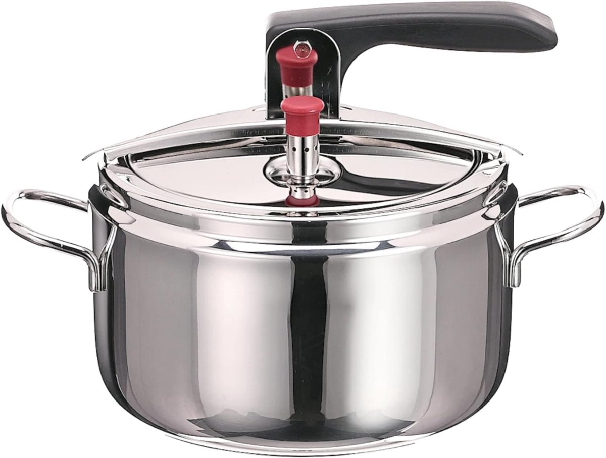 JCP® Snelkookpan Inductie - Snelkookpan - Pressure Cooker - Zilver - 23cm x 32cm x 23