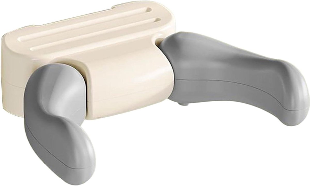 Baby Douche Steun - Bad Stand - Baby Baden - Boorvrije Installatie - 10 x 26 x 10 cm - Grijs
