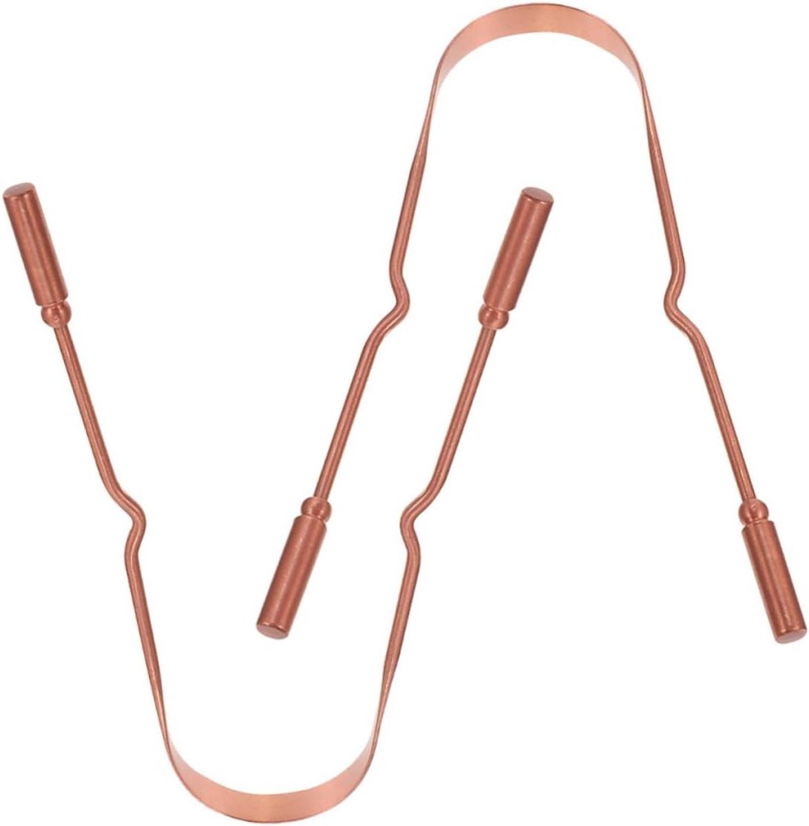 Tongschrapers U-vorm - Mondreiniger Ademverfrisser - Verbeteren Mondhygiëne - Dubbele Set - 13 cm - Goud
