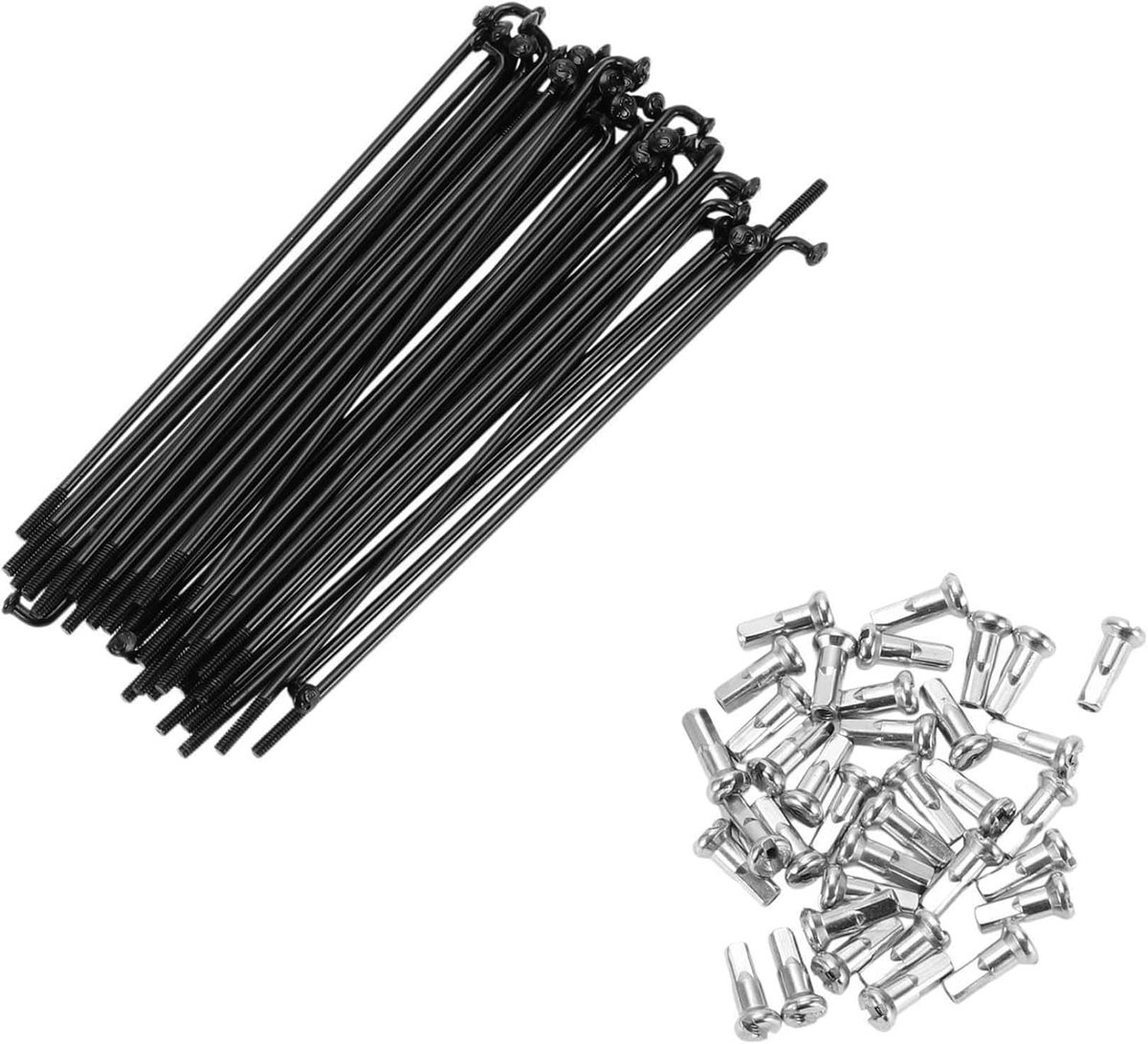 Spaken 14G 100Mm Mountainbike Spaken Staal Zwart 36Pcs