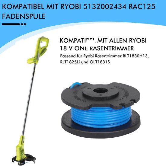 Rac125 5132002434 geschikt voor Ryobi 18V One Rlt1830H13 RLT1825Li en — afbeelding 3