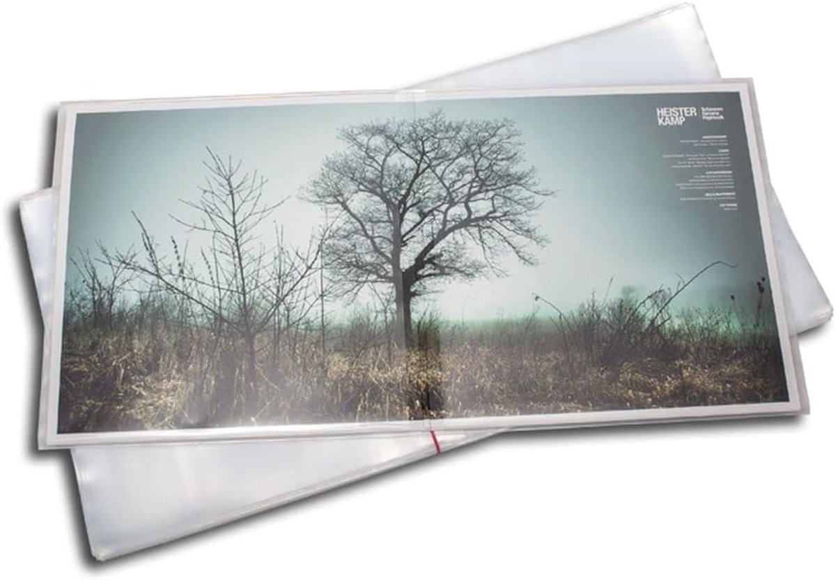 SnelShoppen - Beschermhoezen voor Dubbele LP's - PE Plastiek - 50 Stuks - Ideaal voor Vinyl Collectie - Stof- en Vuilbescherming