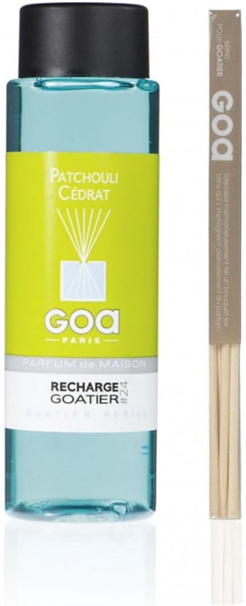 SnelShoppen - Refill voor geurdispenser patchouli cedar 250 ml - Geurversterker voor thuis, kantoor, feest, camping, woonkamer, slaapkamer, rustgevend