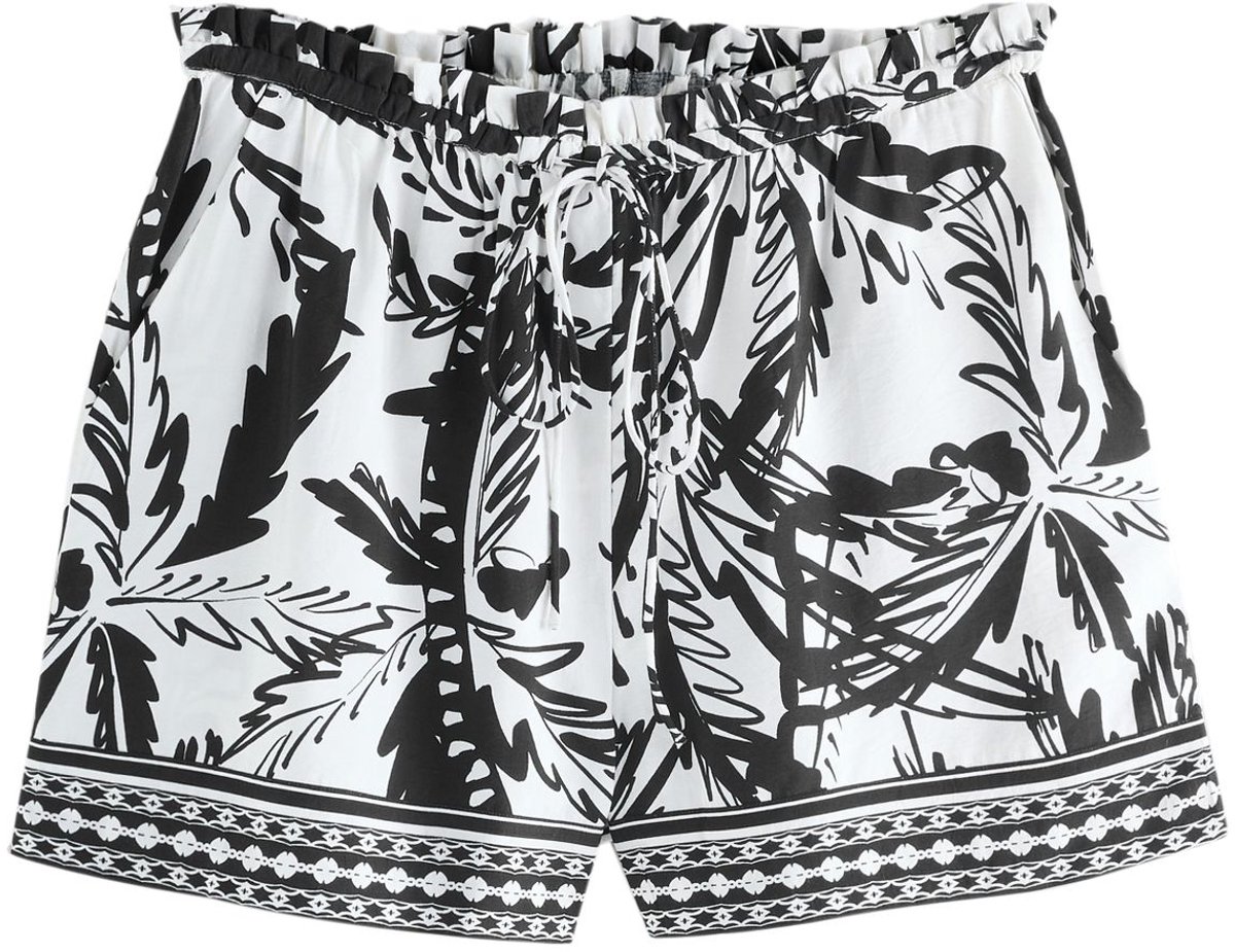 Next - Dames - Zomerstrandshort - Zwart