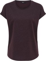 ONLY - ONLMOSTER GLITTER S/S TOP NOOS JRS Dames Top