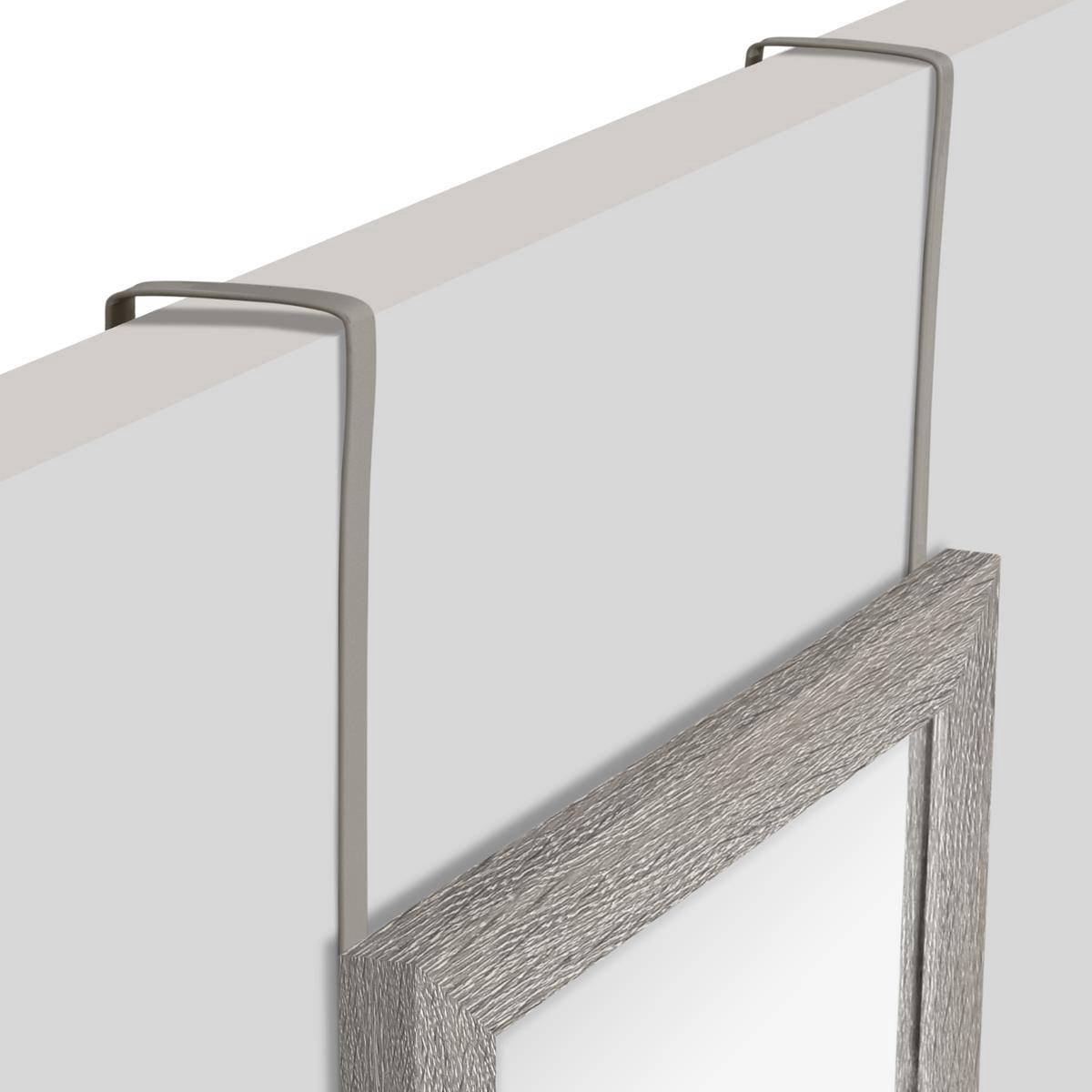 Houten deurspiegel 35x109 cm