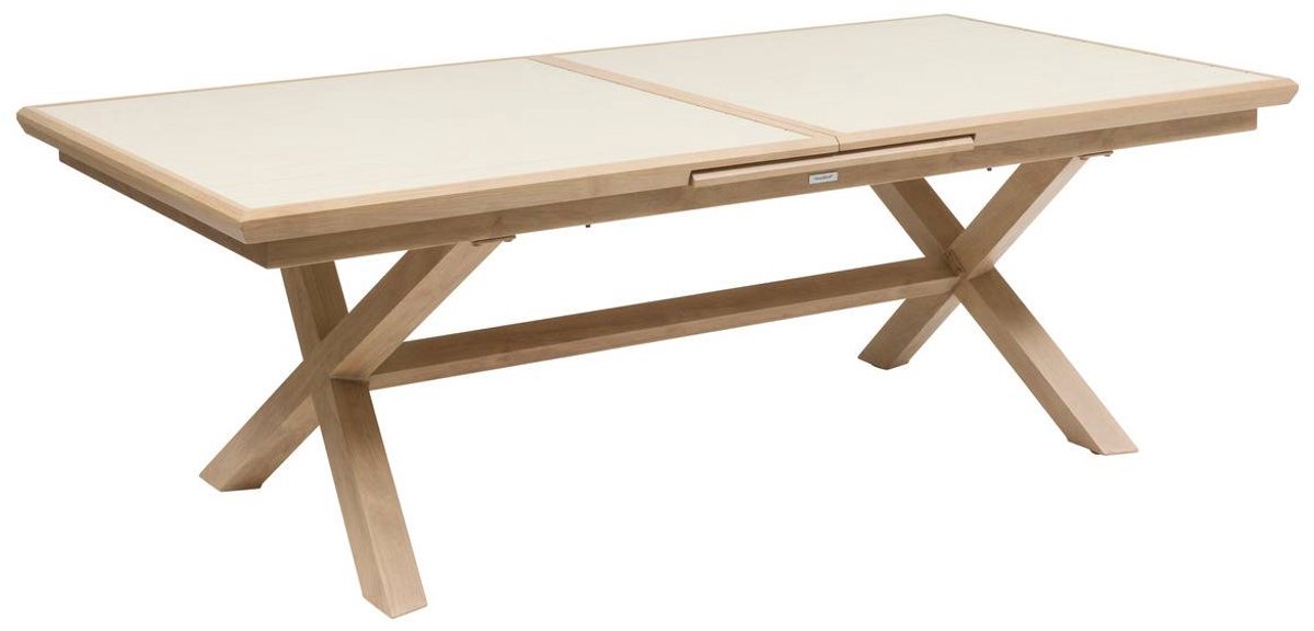 Uitschuifbare aluminium tuintafel voor 10 personen AXIOME