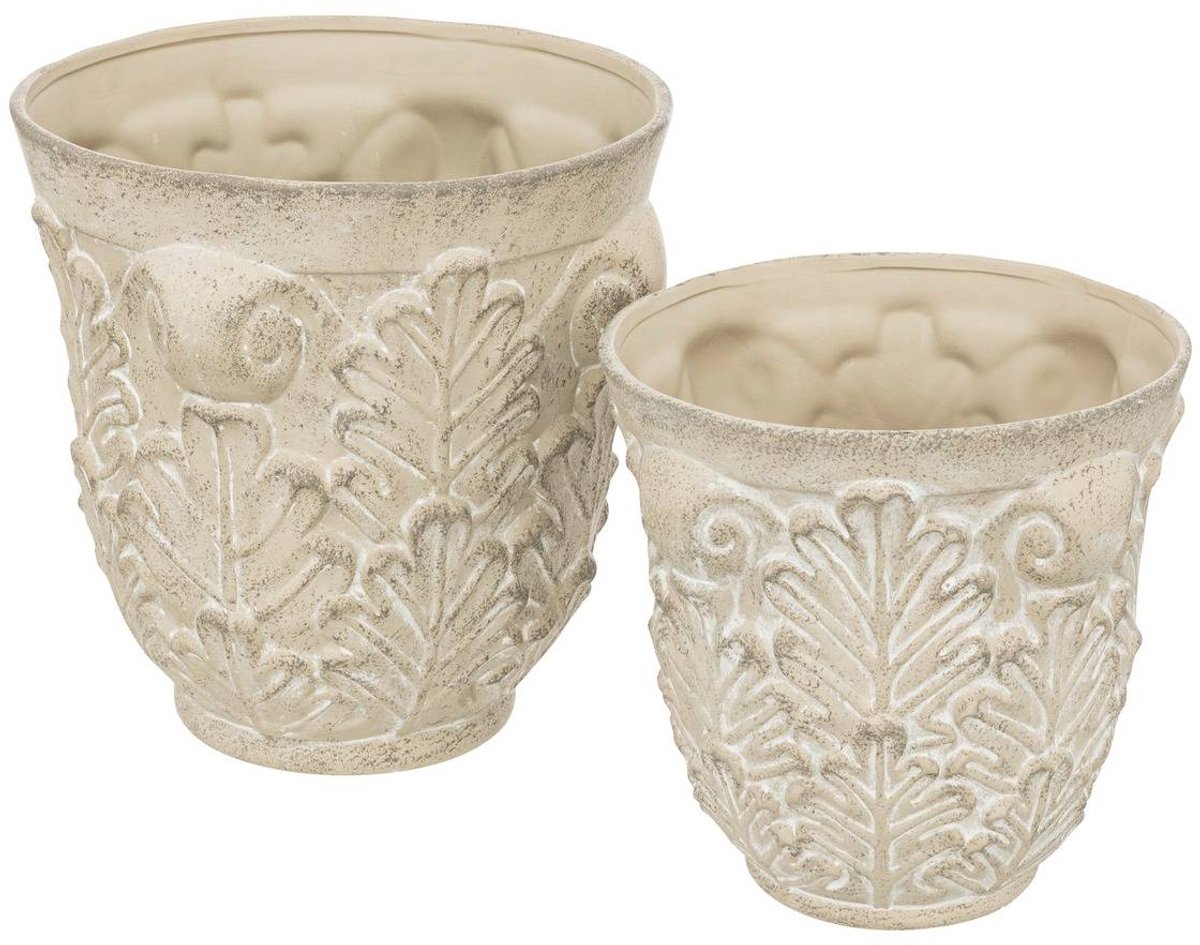 Set van 2 bloempotten LITTLE COTTAGE