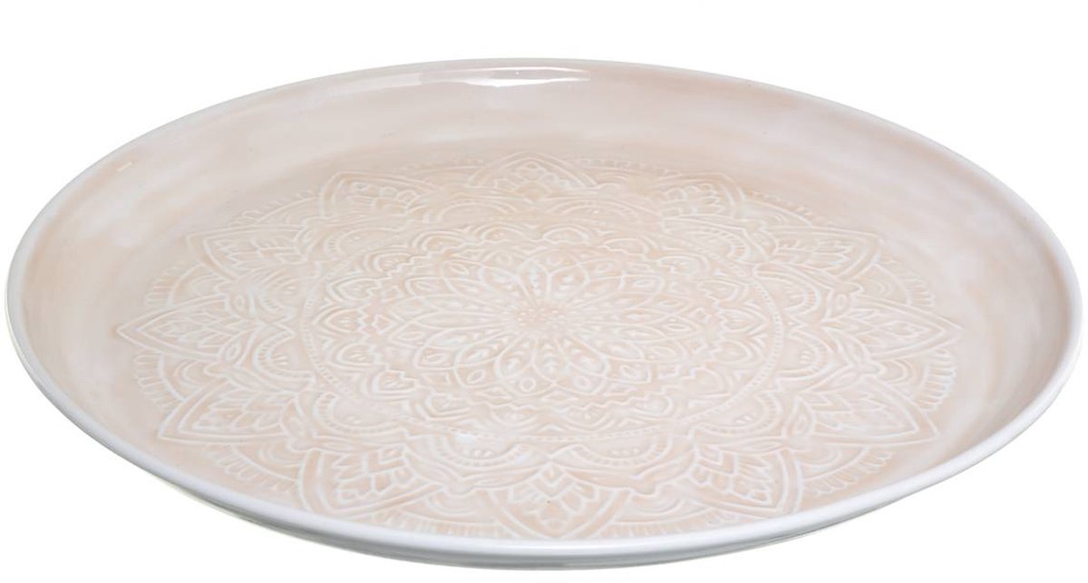 ESSENTIELS rond metalen dienblad