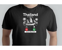 Thailand is calling - T Shirt - cute - kawaii - Gift - Cadeau - schattig - schattigdesign - liefdesign - pastelkunst - Funny
