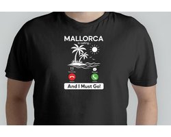 Mallorca is calling - T Shirt - cute - kawaii - Gift - Cadeau - schattig - schattigdesign - liefdesign - pastelkunst - Funny