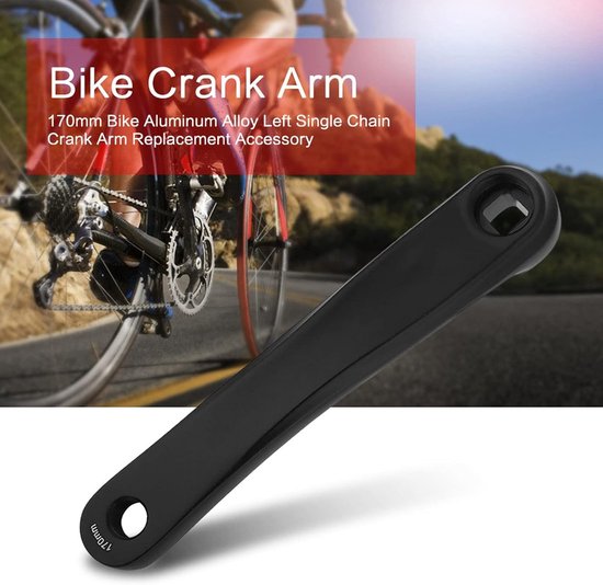 Vervangende Crankarm 170mm van Aluminium voor MTB en Racefietsen - Links, Lichtgewicht en Duurzaam — afbeelding 4