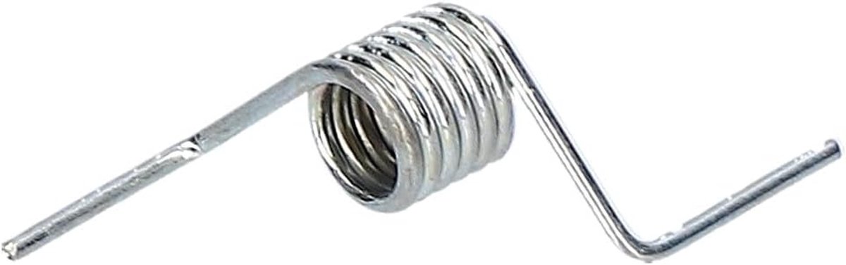 Koelkast Veer - Frontpaneel Onderdeel - Koelkast Reparatie - Metalen Uitvoering - 43 mm Lengte - Zilver