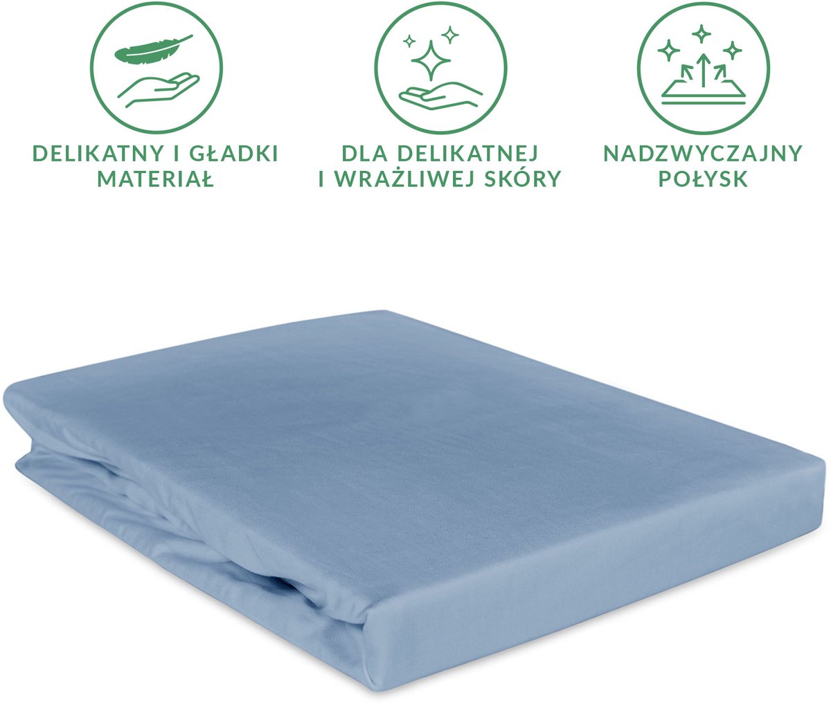 Katoenen Hoeslaken Zonder Elastiek 200x220cm Blauw