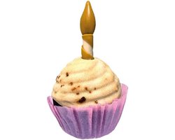 Pet's Party Cupcake verjaardagstaart voor honden, aanvullende hondensnack, zonder toegevoegde suiker, 65 g