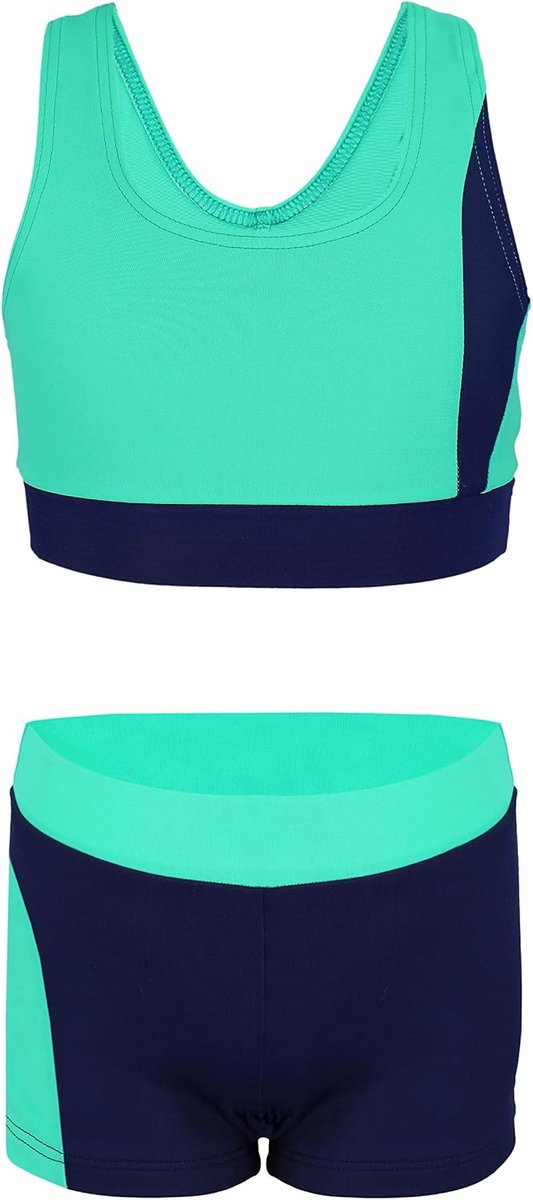 Meisjes Sport Bikini Racer Bustier & Zwembroek