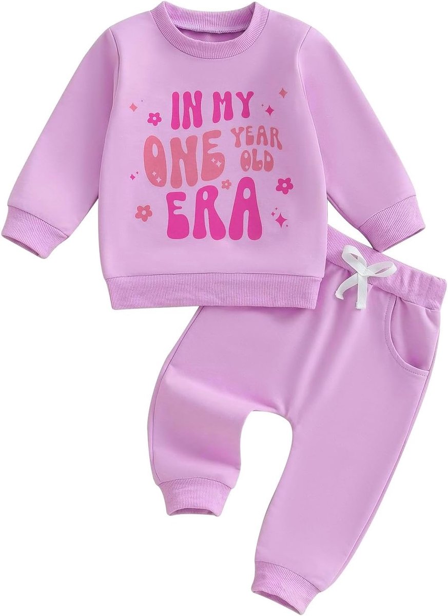 1e verjaardag jongen babykleding cadeau 1 jaar jongen cadeaus voor 1e verjaardag jongens eerste verjaardag baby sweatshirt + broek, kledingsets voor baby-jongens