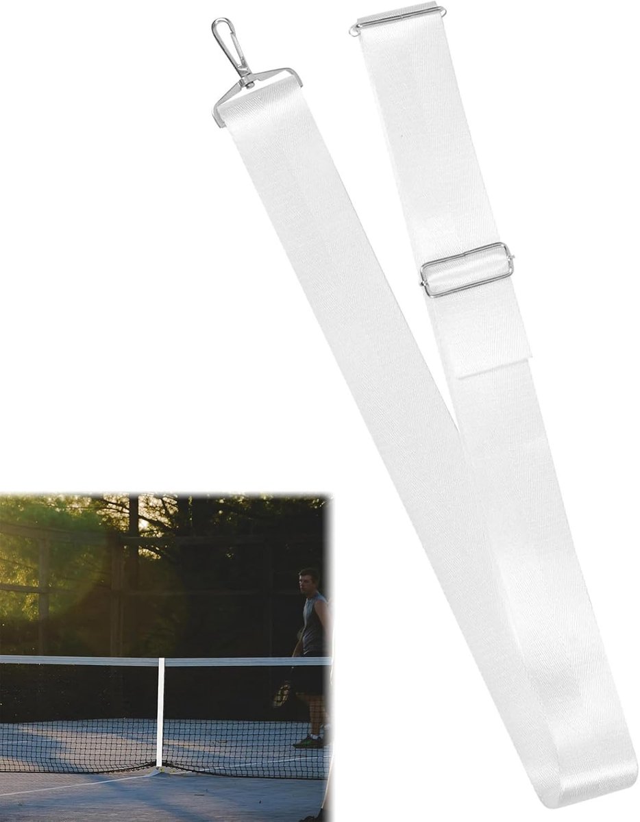 middenriem, verstelbare tennisnet middenriem, tennisnet riem, duurzaam tennisnet middenriem, in hoogte verstelbare tennisnetriemen, tennistrainingsnet, accessoires, 2,2 m x 5 cm Tokaneit