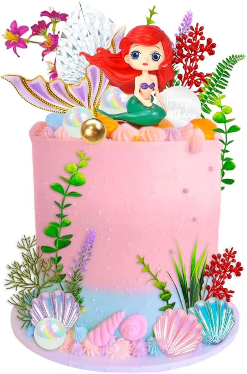 zeemeerminnen staart taartdecoratie onderwater taartversiering | zeemeerminnen staart taartdecoratie onderwater taartversiering schelp taart topper zeemeermin taartdecoratie zeemeermin