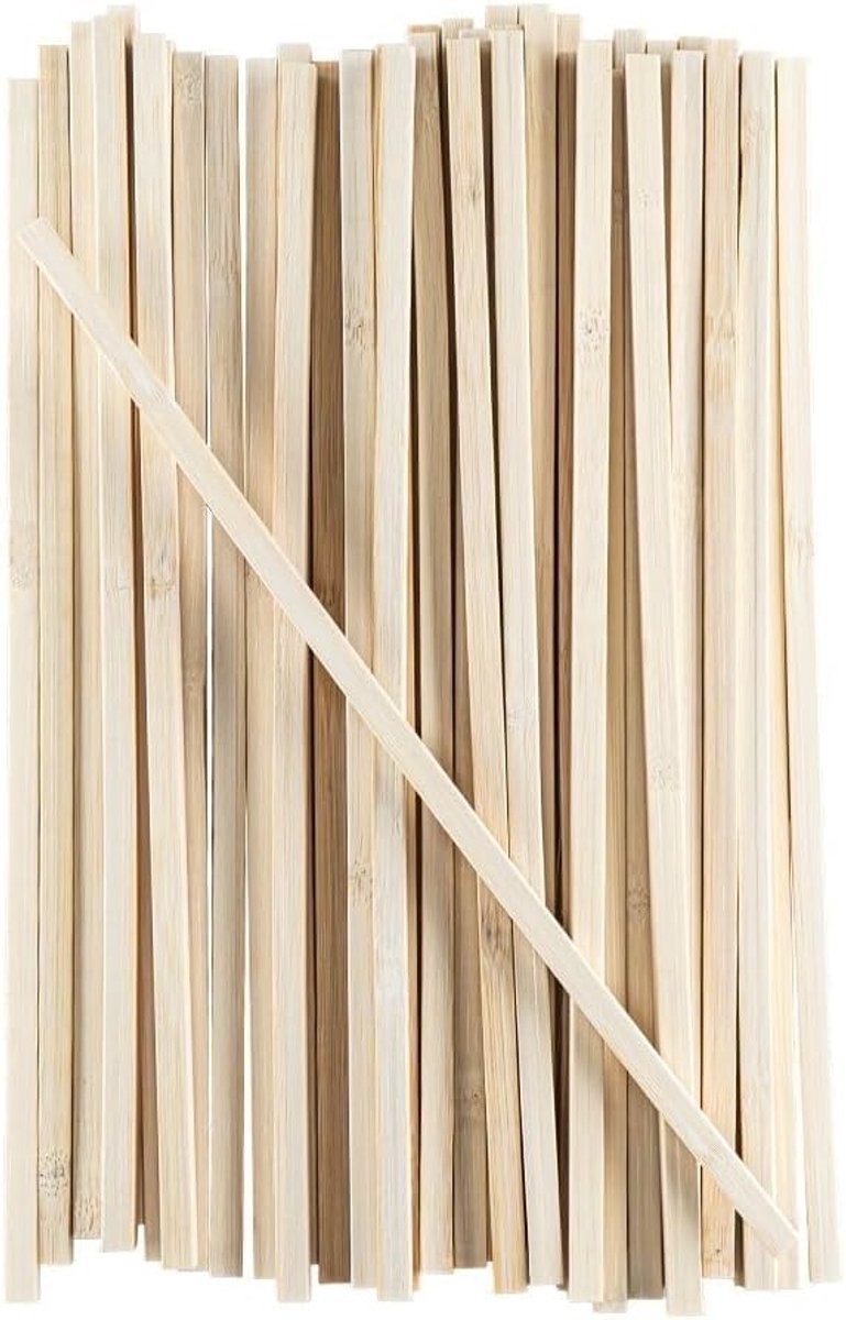 Houten knutselstokken, 30 cm x 3 mm, onafgewerkte natuurlijke houten pluggen, lichtgewicht gladde stokken voor doe-het-zelf ambachten, modelbouw, houtwerk en
