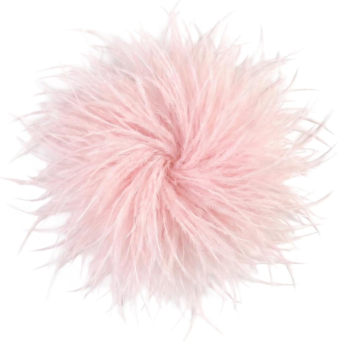 Vederbroche dames - veerbroche broche broche struisvogelveer fluffy | ansteckblume pompon broche om vast te klemmen | vintage voor bruiloft bruid carnaval blazer jurk