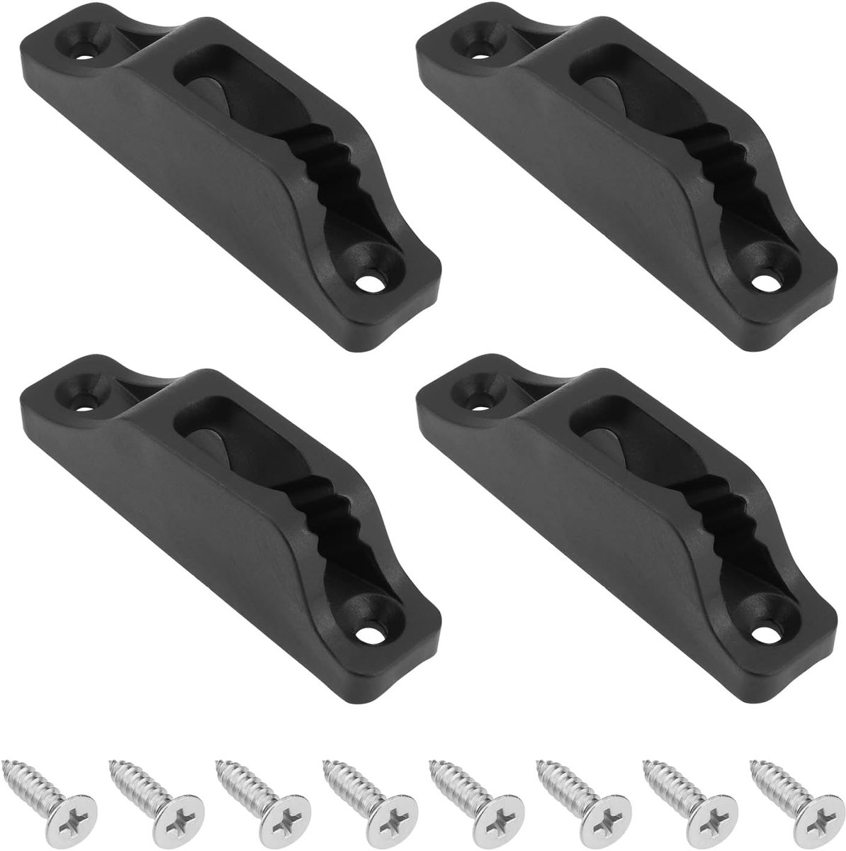 Rope Clamp 4pcs 86x20mm - Nylon - Duurzaam - Geschikt voor Yachten en Kayaks - SnelShoppen