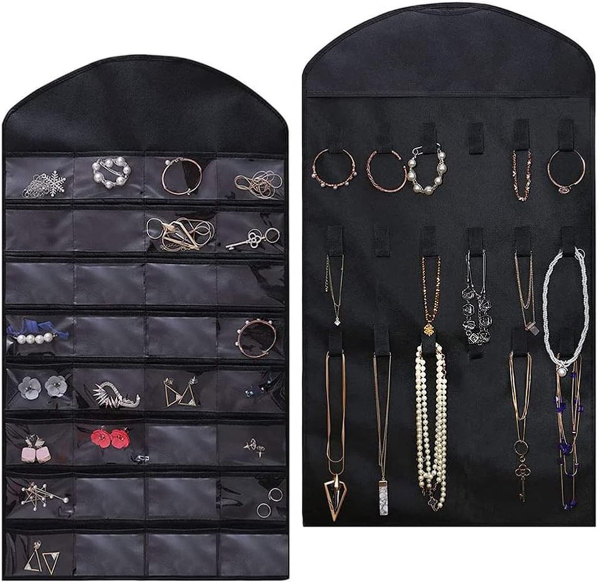 SnelShoppen - Hangende Sieraden Organizer Tas, Sieraden Pendel, Hangende Sieraden Organizer, Kledingkast Sieraden Organizers voor Reisopslag Sieraden