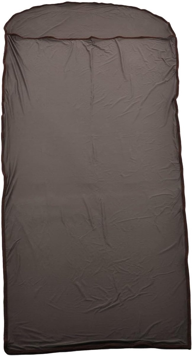 Slaapzakvoering - Reislaken - Kamperen en reizen - Ultralicht polyester - 200x80cm - Oranje — afbeelding 5