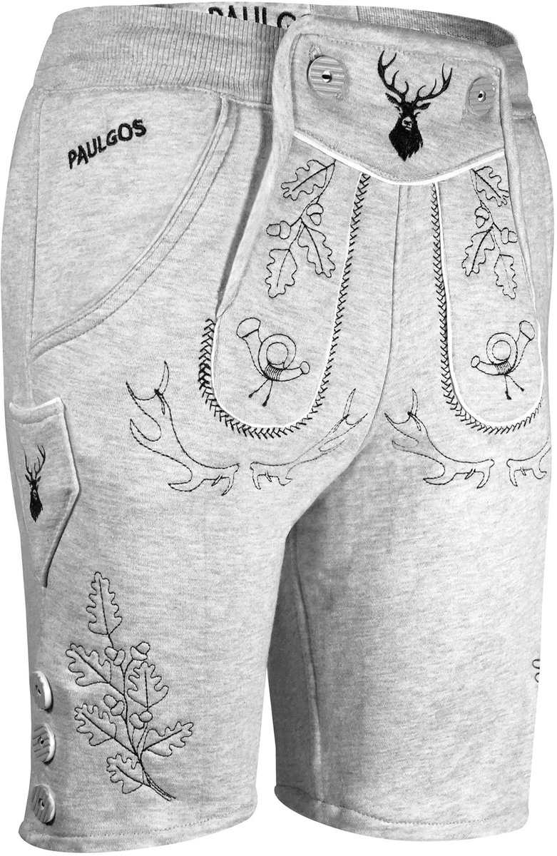 PAULGOS Traditionele Joggingbroek voor Heren - Design: Traditionele Leren Rijbroek - JOK5 - Verkrijgbaar in 3 Kleuren - Maten S - 5XL
