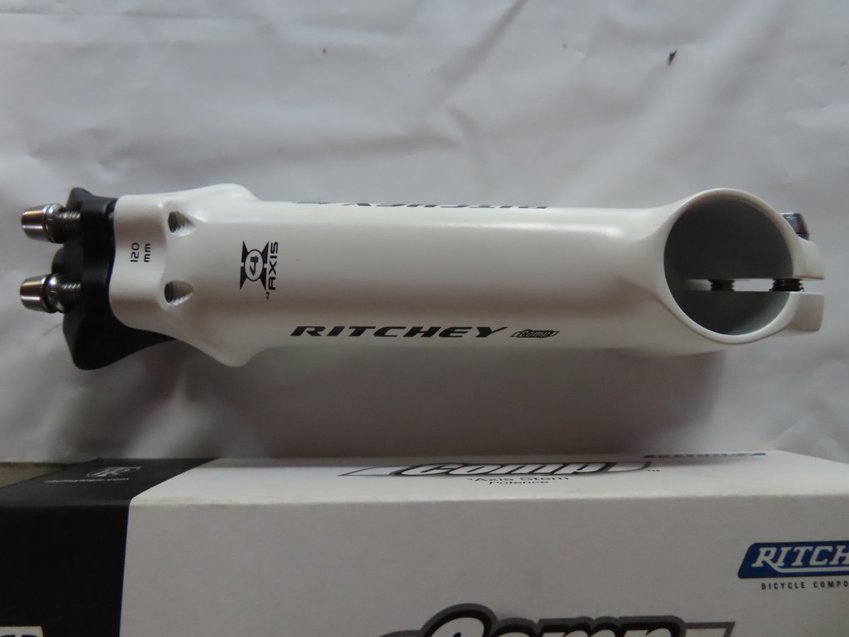 Ritchey - Axis Stem - 31.8 mm dia /6/84° - Matte White - 120mm