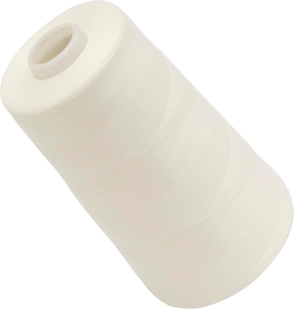 - C72341 - naaigarenconus 120 (40/2) 4000 m - van polyester - confectie, kurktoestel, garen, koord, naaien, kleding, draad - kleur wit - melk
