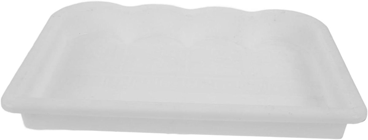 Betonnen Hekmal - Tuinhek Mal - Tuin Decoratie Maken - Antiek Design - 44 x 29.5 x 5 cm - Wit