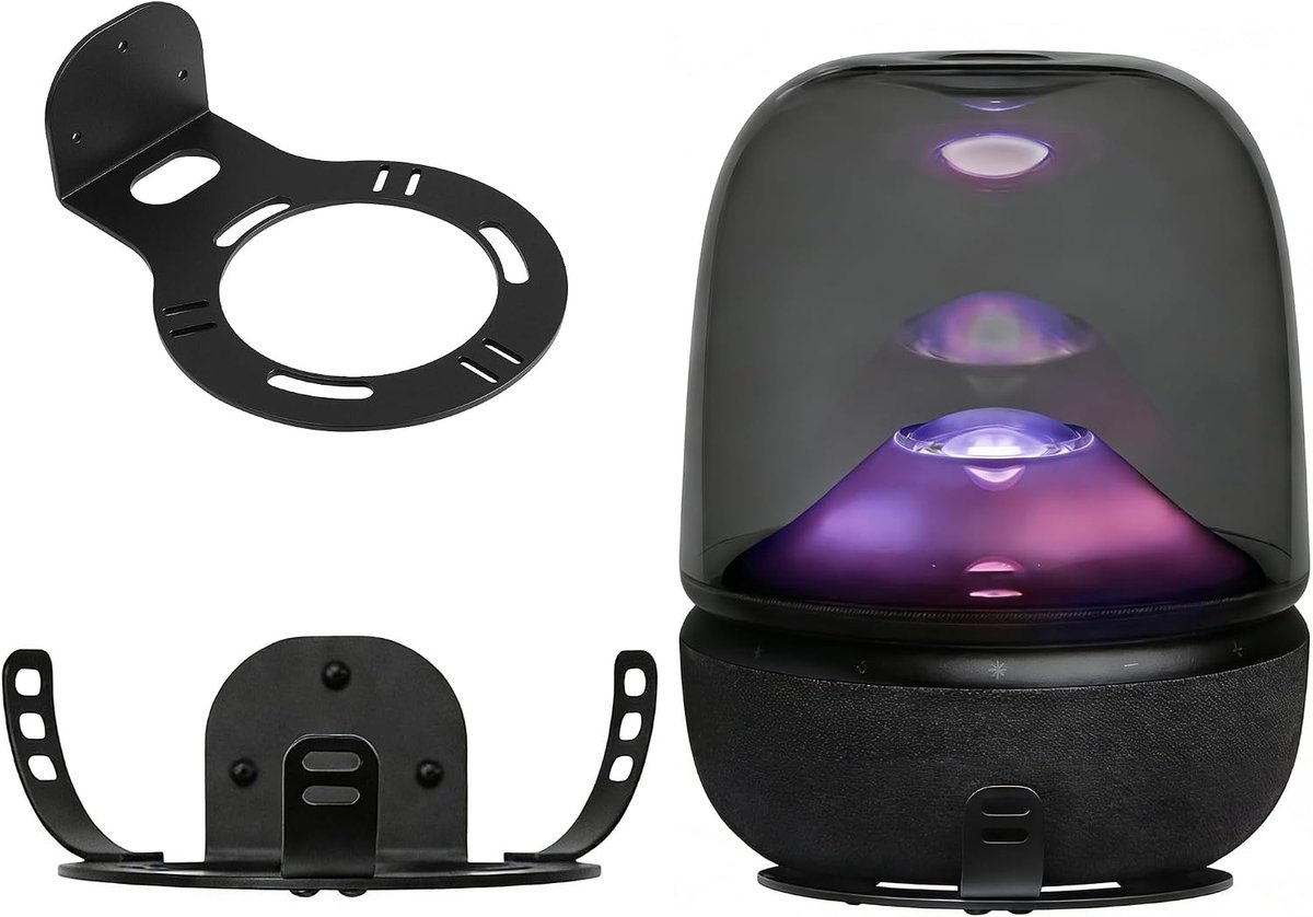 Wall Mount Bracket Compatible with Harman Kardon Aura Studio 5 Home Speaker, Metal Wall Mount Holder All-round - ShopVlot