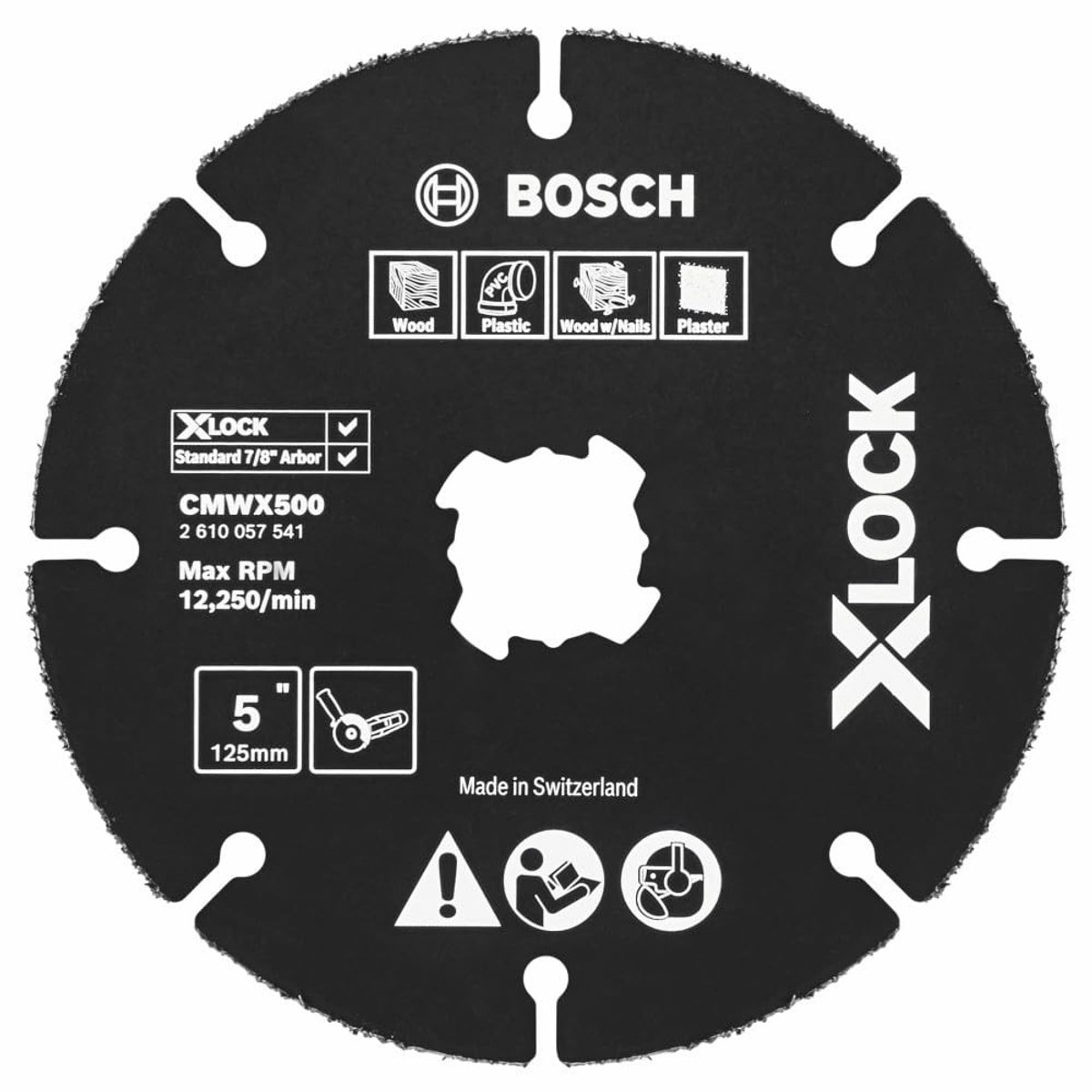 Omgoods - 5" X-Lock Carbide Multi-Wheel voor Haakse Slijpmachines