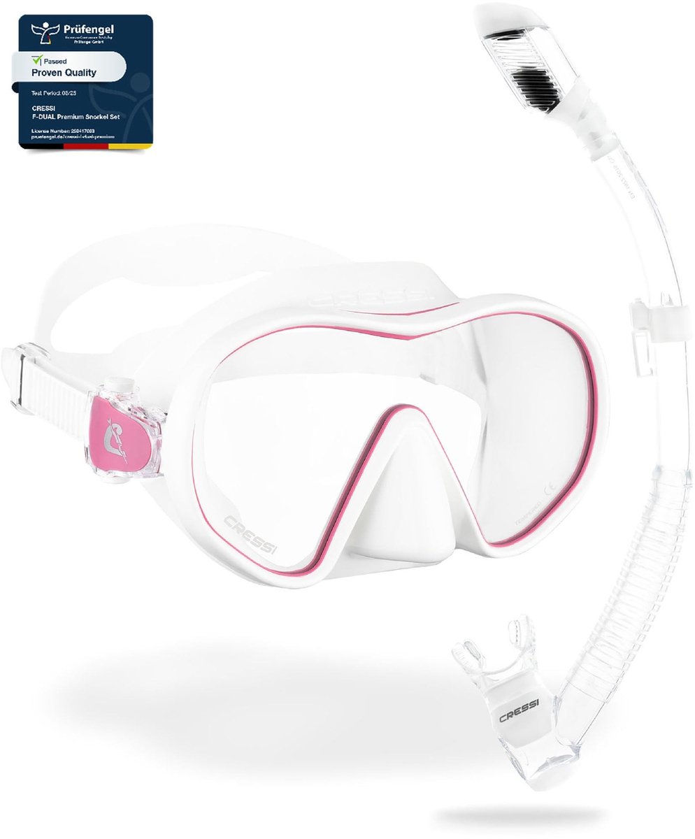 Omgoods - Unisex Duikmasker en Snorkelset voor Snorkelen en Duiken