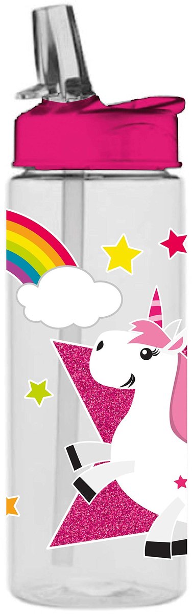 Omgoods - Unicorn Drinkfles - 500 ml Tritan, BPA-vrij, Multi-kleur