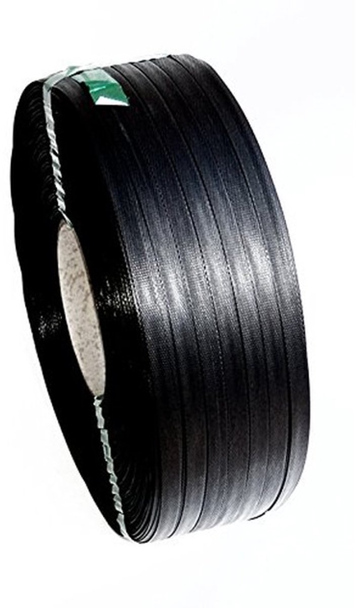 Omgoods - Zwarte Strapping Rol 13 x 0.8 x 1200 m