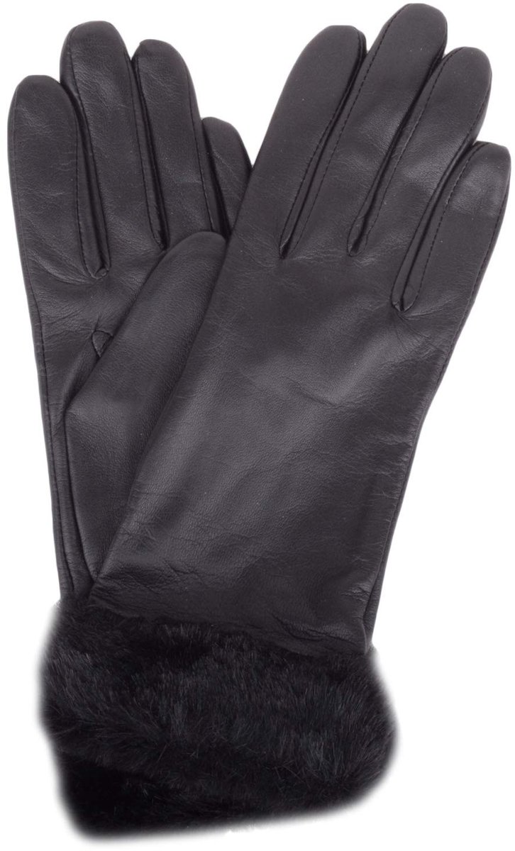 Omgoods - Dames Winterleren Handschoenen met Neppelz