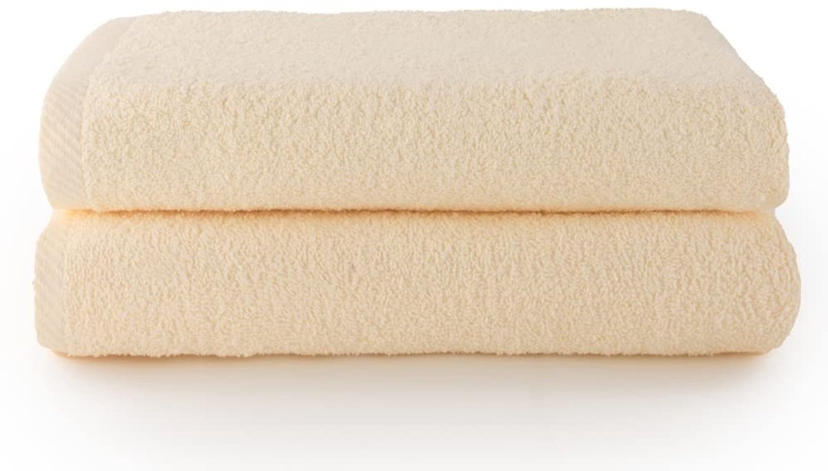 Omgoods - Set van 2 Badhanddoeken 100% Katoen 500 g/m²