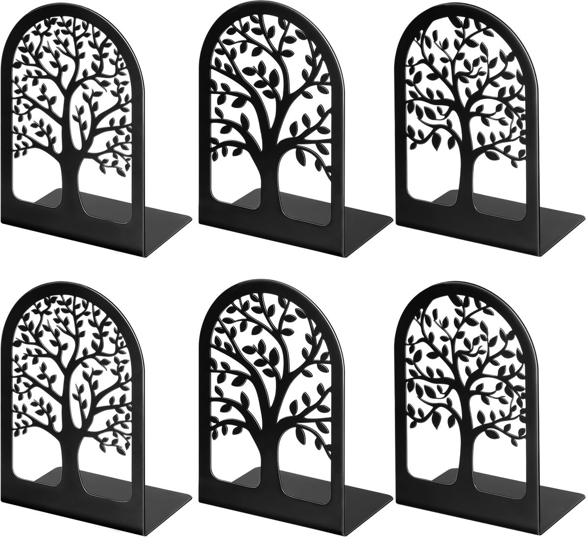 Omgoods - Decoratieve Boeksteunen in Boomvorm voor Zware Boeken