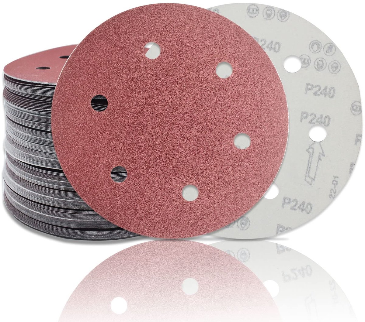 Omgoods - 30-delige Schuurpapier Set 225 mm met 6 Gaten