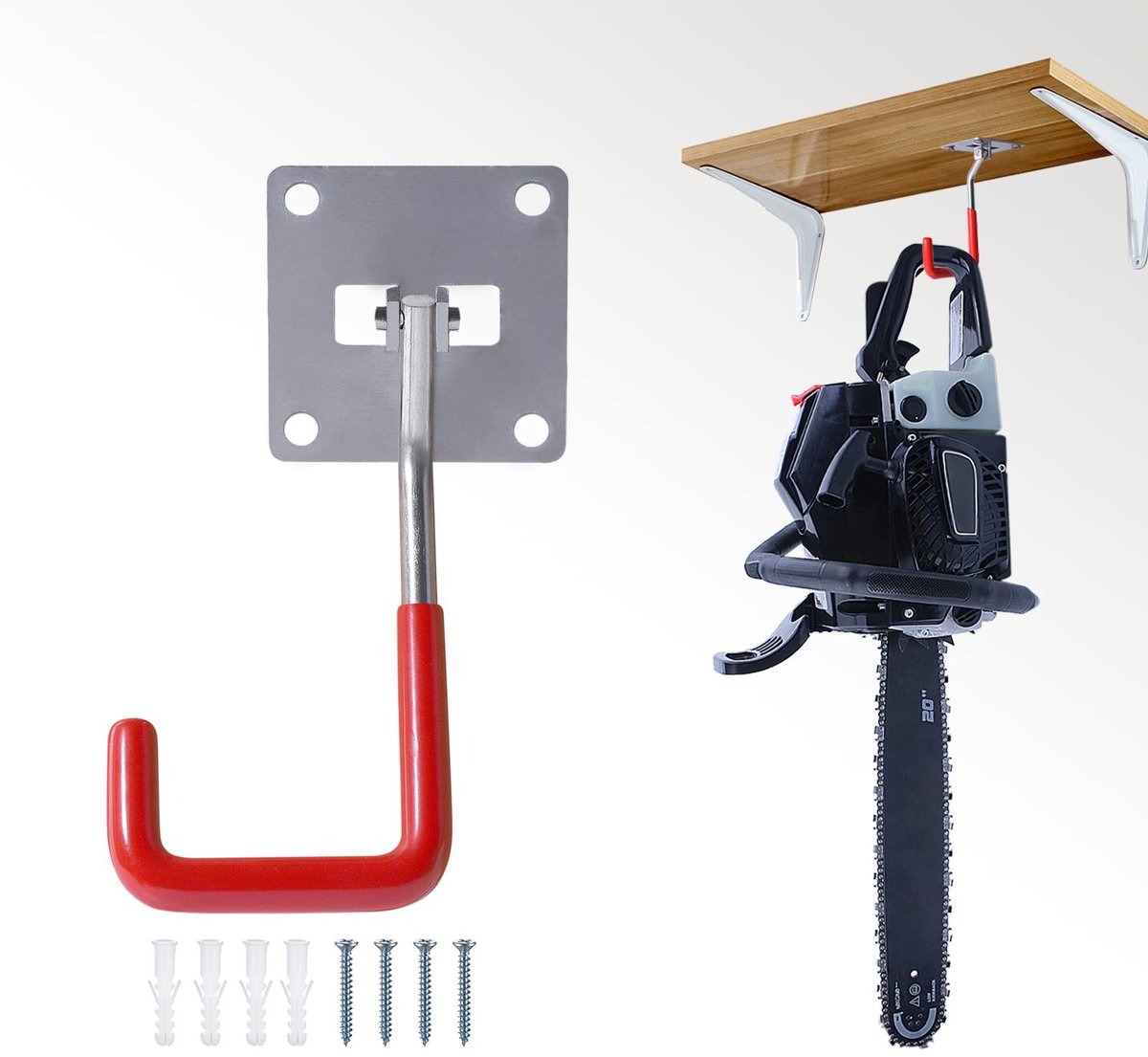 Omgoods - Garage Hooks voor Gereedschap met Antislip Coating