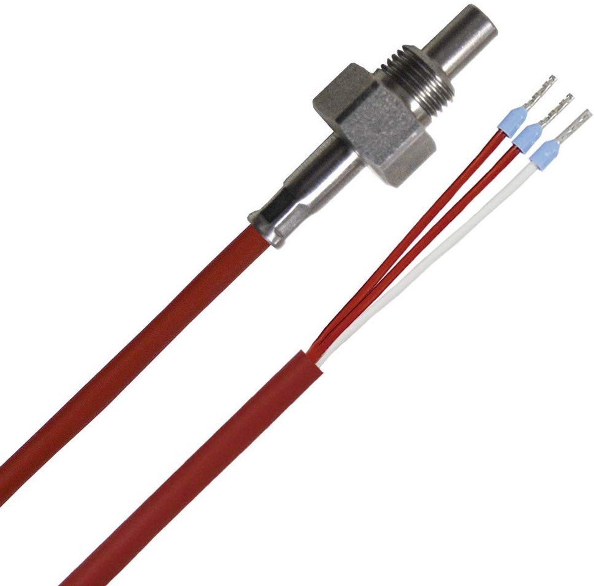 Omgoods - PT100-3-Draads Schroefsensor G1/8 inch met Siliconekabel
