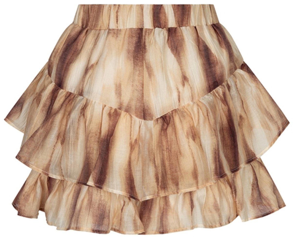 Lofty Manner Broek Short Hola Abstract Ruffle Rh31 2 200 Brown Dames Maat - M