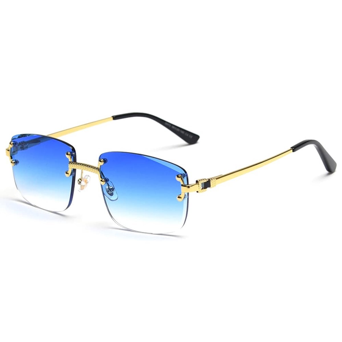 Omgoods - Retro Vierkante Zonnebril met UV Bescherming