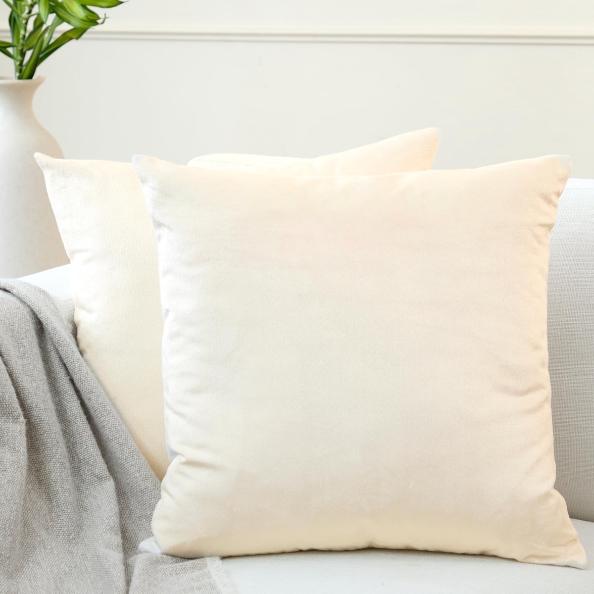 Omgoods - Velvet Kussenhoezen Set van 2 voor Decoratie