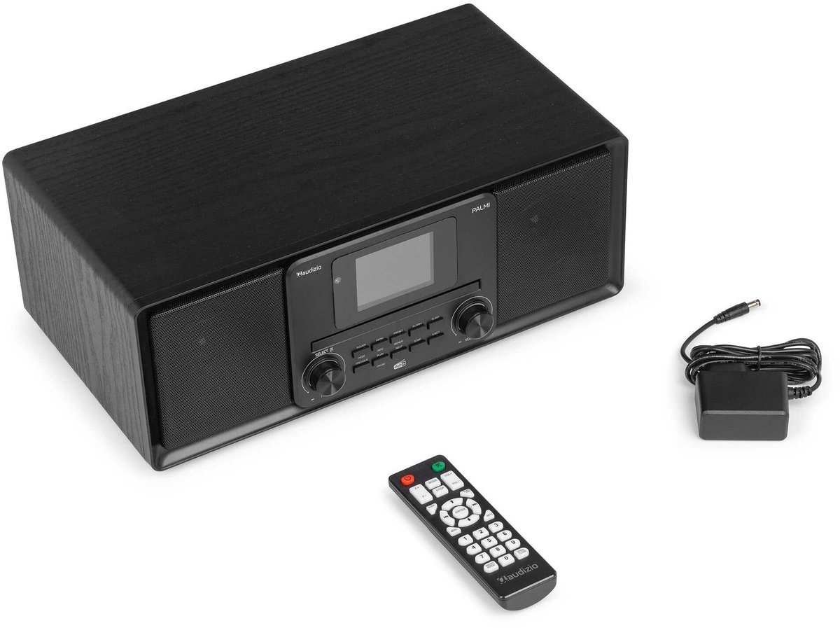 DAB radio - Audizio Palmi - Radio met cd speler - Bluetooth radio - FM, DAB+ en USB - Zwart thumbnail 8
